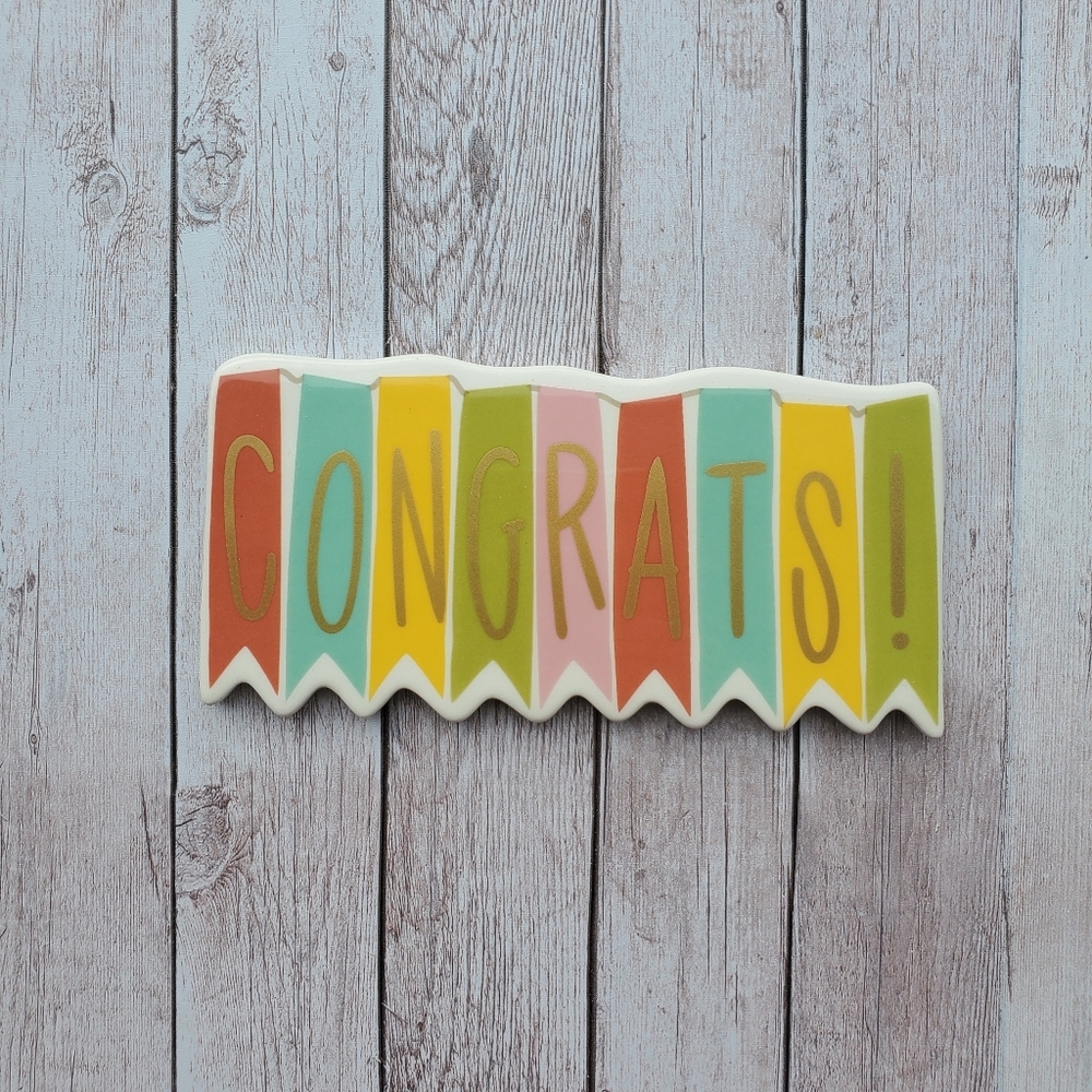 NWT Coton Colors Happy Everything MINI Congrats Banner Attachment